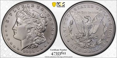 2023 $1 Morgan Dollar First Strike MS70