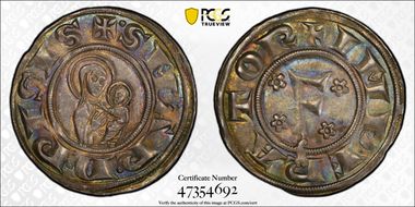 (c.1220-50) Grosso Biaggi-1933 MIR-394 MS63