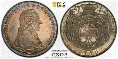 1776-M Thaler D-1263 MS61