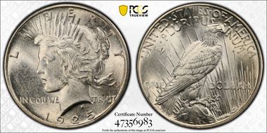 1925 $1 MS65
