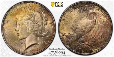 1934 $1 MS66