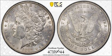 1887/6 $1 MS62