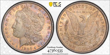 1886 $1 MS65
