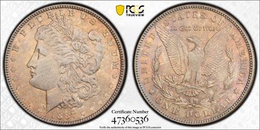 1887 $1 MS64