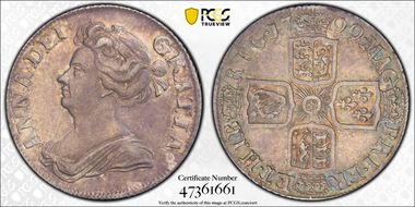 1709 Shil S-3610 3rd Bust AU53