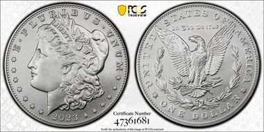 2023 $1 Morgan Dollar MS70