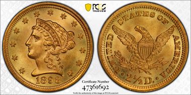 1898 $2.50 MS65+