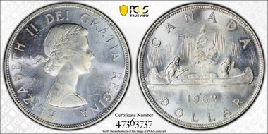 1962 S$1 MS63