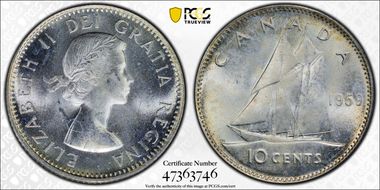 1959 10C MS64
