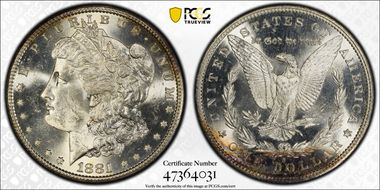 1881-S $1 MS63