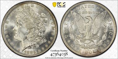 1883-O $1 MS64