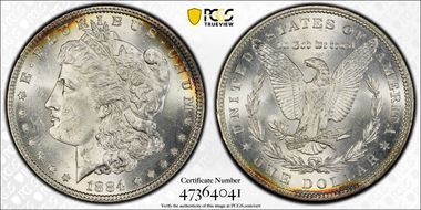 1884 $1 MS63