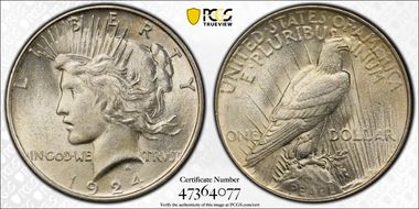 1924 $1 MS63