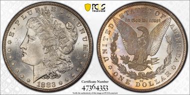 1883-CC $1 MS63