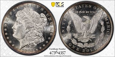 1883-CC $1 MS63PL