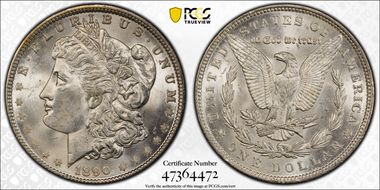 1890 $1 MS64