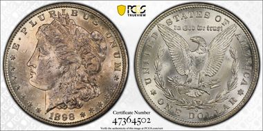 1898-O $1 MS64