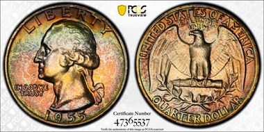 1955 25C MS66