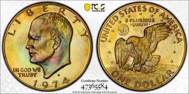 1974-S $1 Silver PR66