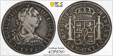 1778-Mo FF 8 R Yon-M8-78a Calico-1117 VF30