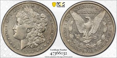 1896-O $1 AU50