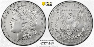 2023 $1 Morgan Dollar First Strike MS70