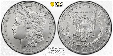 2023 $1 Morgan Dollar First Strike MS70