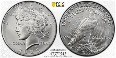 2023 $1 Peace Dollar First Strike MS69