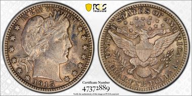 1915 25C AU58