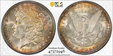 1887/6 $1 VAM 2 MS63