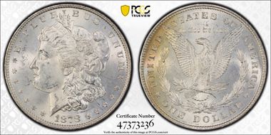 1878 8TF $1 MS63