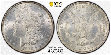 1878 8TF $1 MS62