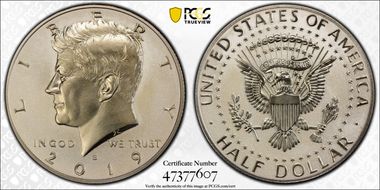 2019-S 50C Kennedy Enhanced Rev PR Set Half Dollar Set Gary Cooper PR70