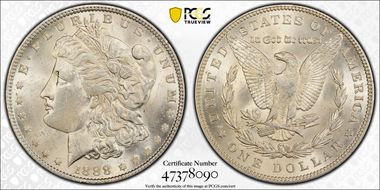 1888 $1 MS62
