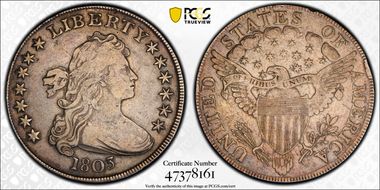 1803 $1 Small 3 VF20