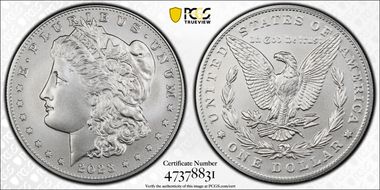 2023 $1 Morgan Dollar First Strike MS70
