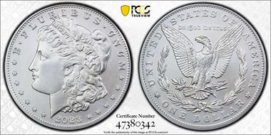 2023 $1 Morgan Dollar First Strike MS70
