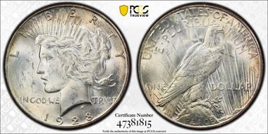 1928-S $1 MS63