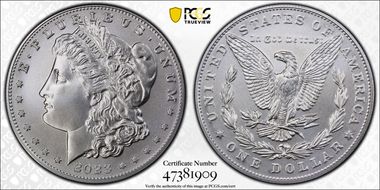 2023 $1 Morgan Dollar First Strike MS70