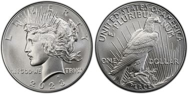 2023 $1 Peace Dollar First Strike MS70