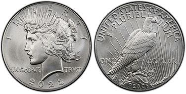 2023 $1 Peace Dollar First Strike MS70