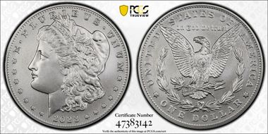 2023 $1 Morgan Dollar First Strike MS70