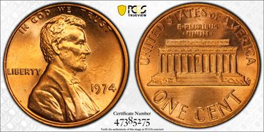 1974 1C MS66RD