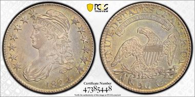 1824/4 50C O-110 AU53