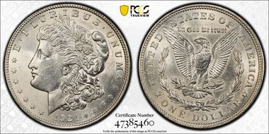 1921 $1 Morgan N1