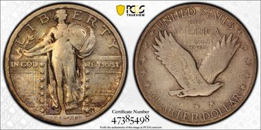 1920-S 25C VF20
