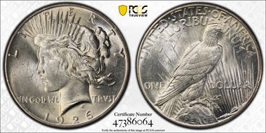 1926 $1 MS61