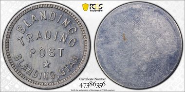 No Date No Denom TC-537877 WM Blanding Trading Post MS62