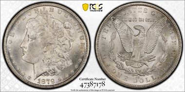 1879-CC $1 Capped Die MS64