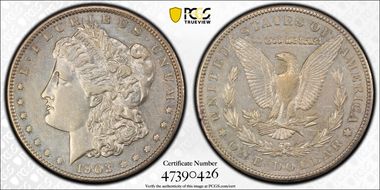 1903-S $1 Micro S AU53